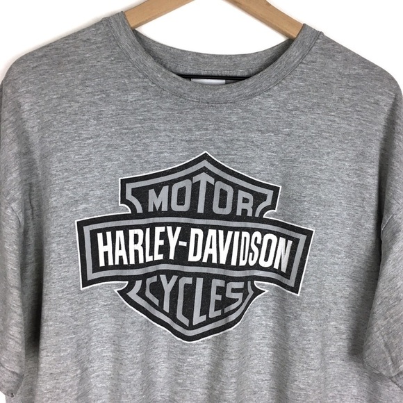 HARLEY DAVIDSON Vintage T Shirt Mobile Bay Alabama Battleship 2002 Y2K Size XL - Picture 4 of 16